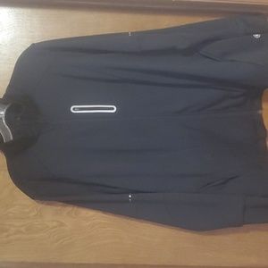 Full Beauty Sport Black Zipup Jacket 22/24 NWOT